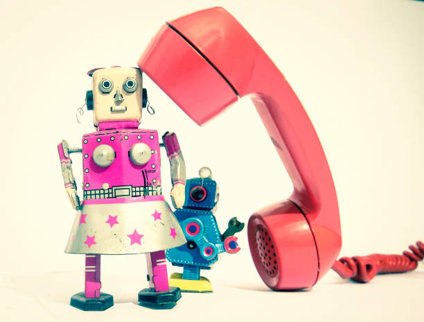 istock robots on the phone  close up 1050703168