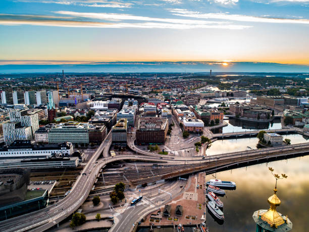 istock Aerial view over Stockholm 1050720228
