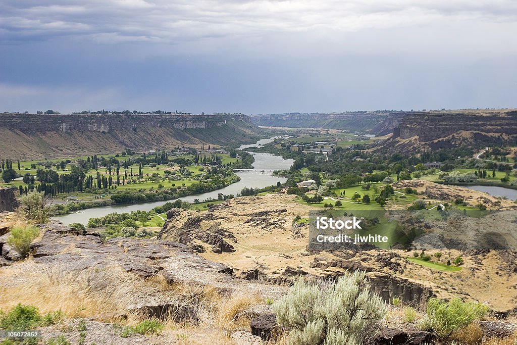 Snake River Valley Point - Foto stock royalty-free di Acqua