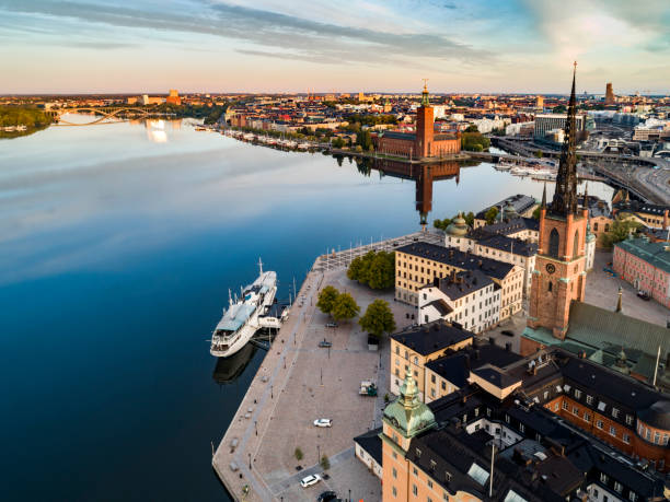 istock Aerial view over Stockholm 1050729098