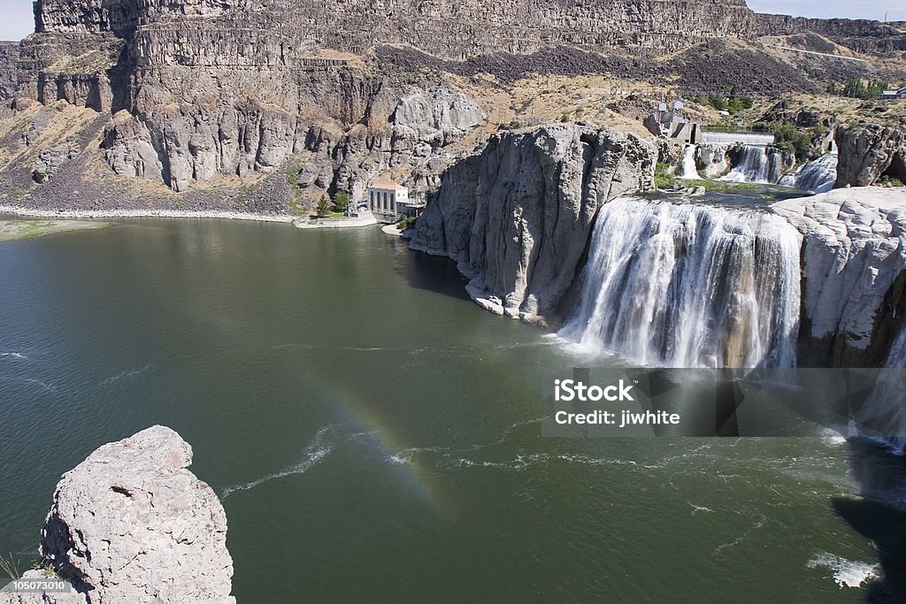 Водопад Шошони Rainbow - Стоковые фото Без людей роялти-фри