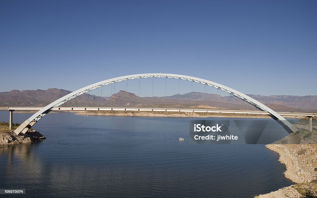 Roosevelt Lake Bridge  Arizona Stock Photo