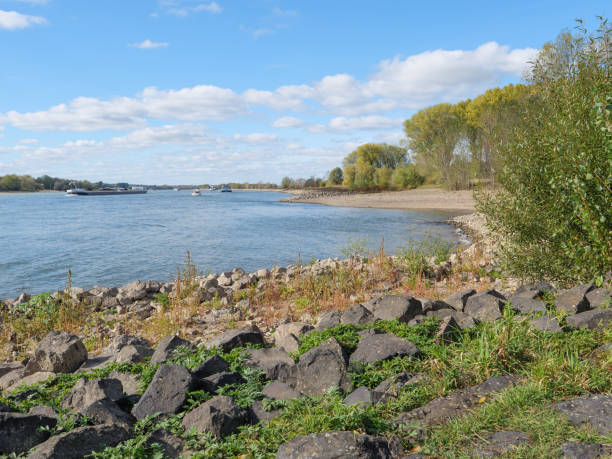 the river rhine near wesel