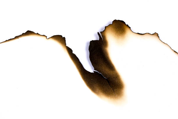 istock paper burned old grunge abstract background texture 1050736560