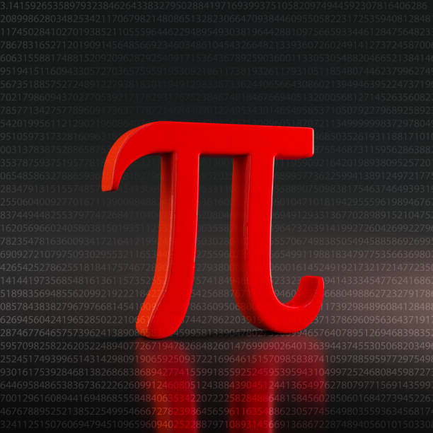 istock Pi Number Mathematical Symbol. 3D Render Illustration 1050749248