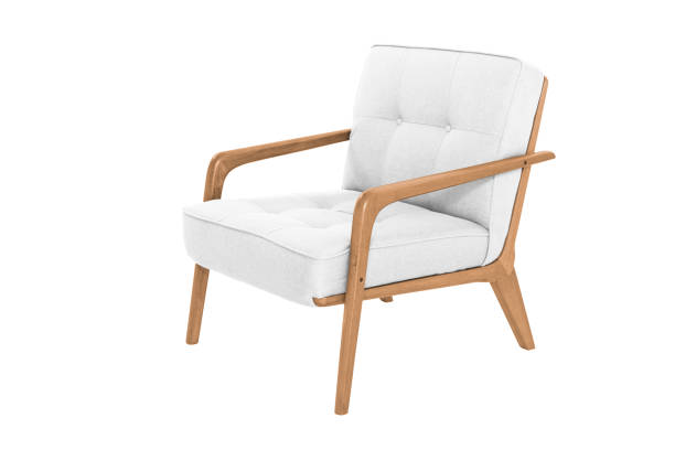 istock armchair. Modern chair on white background. Texture chair. 1050769870