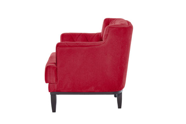 istock Beaultiful armchair. Modern chair on white background. Texture chair. 1050774278