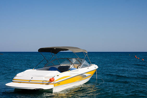 istock Motorboat in a sea 105078779
