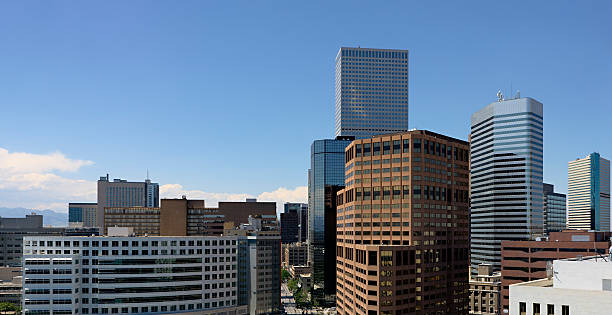 istock Elevated View of Denver Skyscrapers 105079407