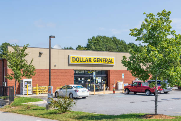 Dollar General storefront stock photo
