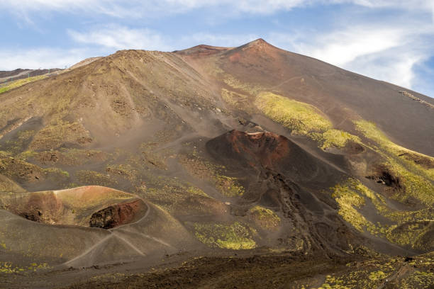 istock volcano etna  crater catania italy 1050795152