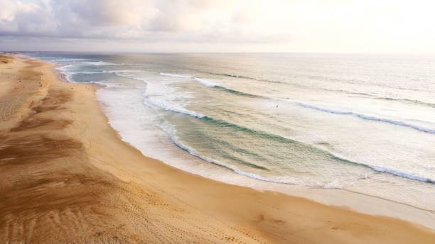 istock Hossegor/ Seignosse Beach Aerial View 1050803554