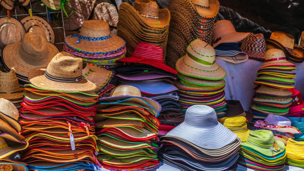 istock Hats in a souvenir store 1050803580