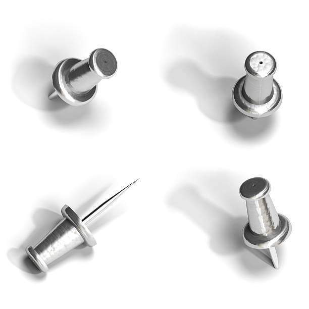 istock A metal pushpin or thumbtack in different angles 105080639