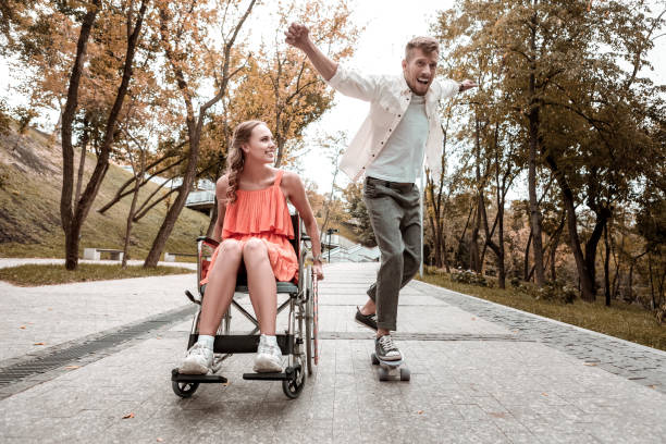 istock Active man enjoying his new hobby and riding skateboard 1050821088