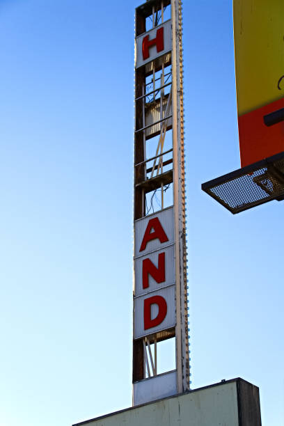 istock An old abandoned American motel sign. 1050821824
