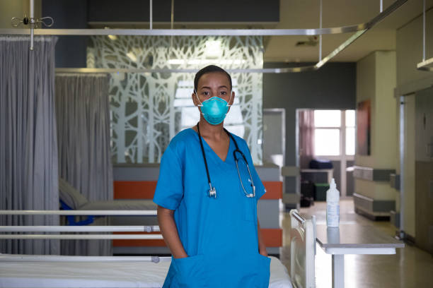 istock Medical doctor wearing her scrups 1050832316