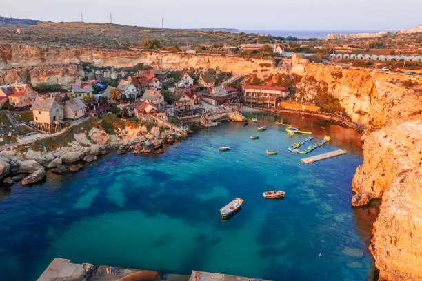 Photo of Anchor Bay, Drone Aerial Photo - Malta