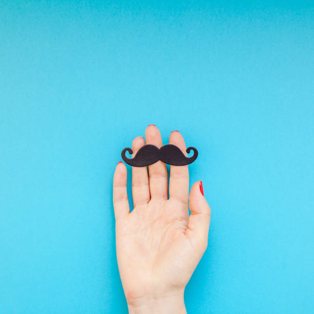 istock Paper moustaches for men fathers dad concept 1050850634