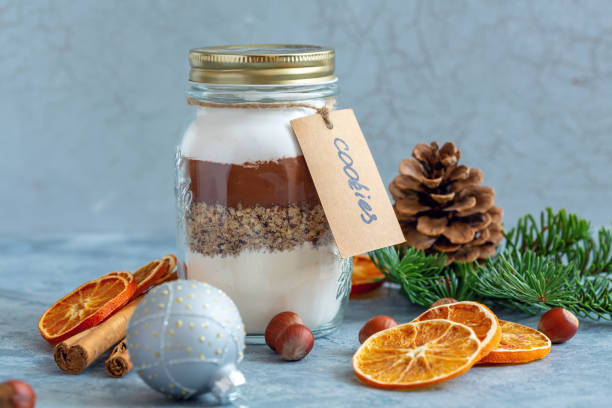 istock Ingredients for baking cookies in a jar. 1050850752