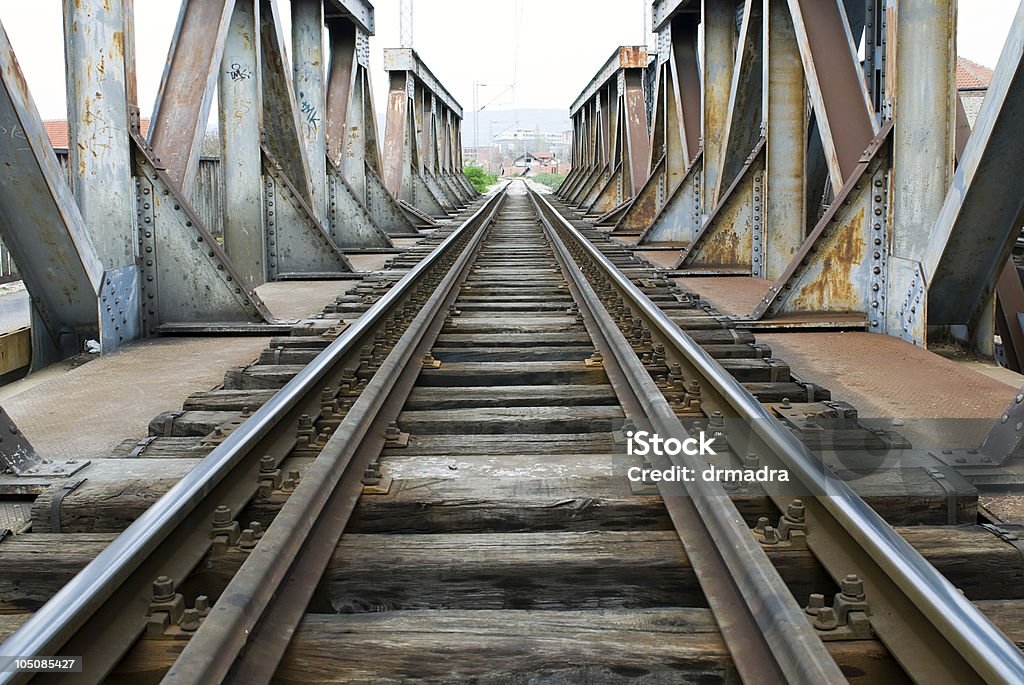 railway Ballast Stock Photo