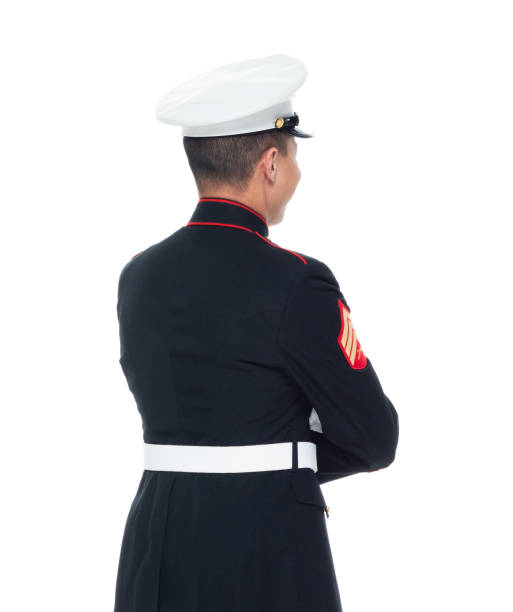istock US Marine in uniform with arms crossed 1050858946