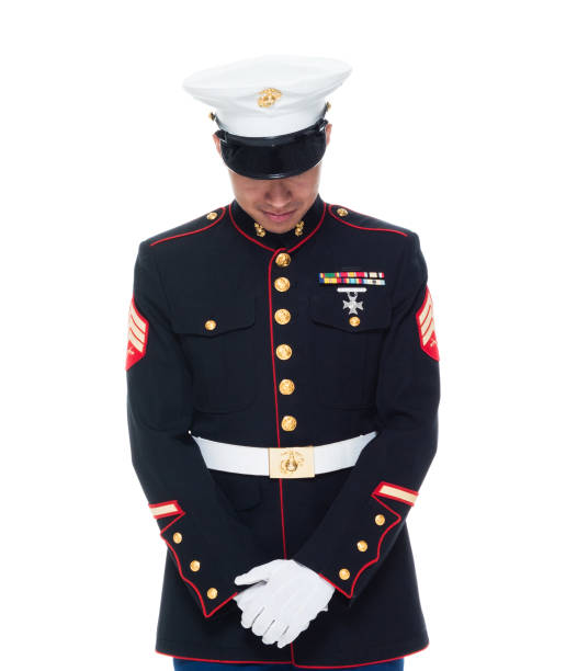 istock US Marine in uniform praying 1050859026