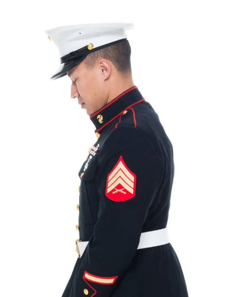 istock US Marine in uniform praying 1050859052