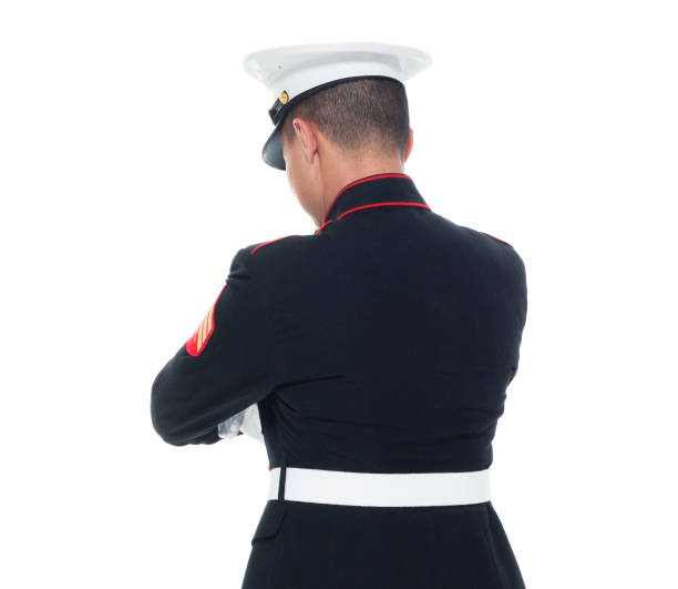 istock US Marine in uniform praying 1050859064