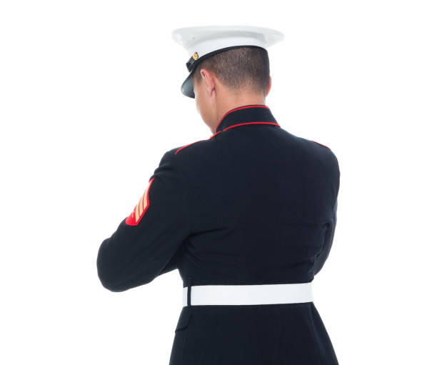 istock US Marine in uniform praying 1050859744