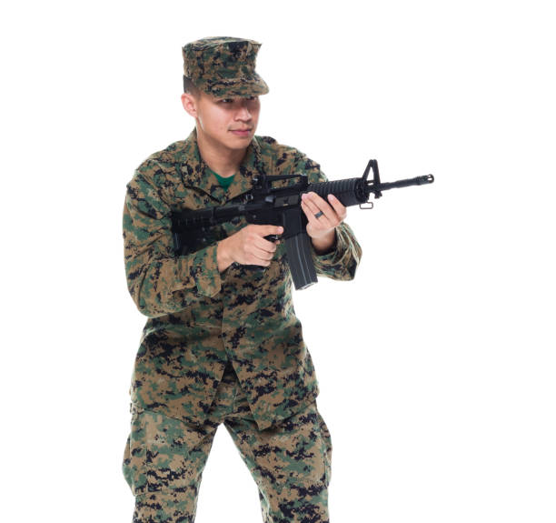 US Marine in uniform