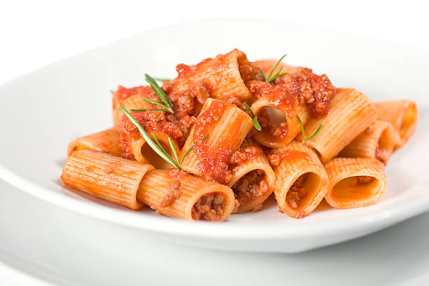 istock Italian pasta with a meat sauce 105086835
