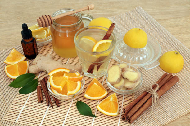 istock Ingredients for Cold and Flu Remedy 1050871220