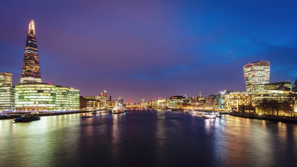 istock London Cityscape Panorama River Thames at Night 1050876816