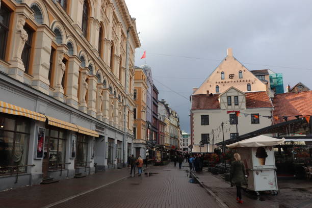 istock Panorama of Riga 1050888624