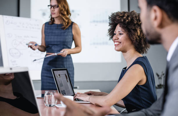 istock Business People Having a Seminar 1050889006