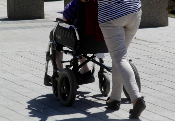 istock Elderly dependent woman 1050906240