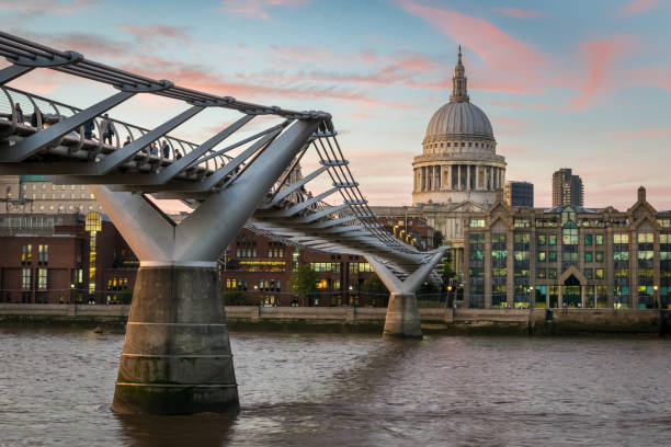 istock St Paul's and Millennium Bridge 1050915264