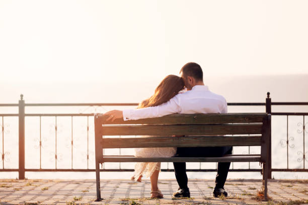 istock Young Married Couple is trusting a together 1050918906