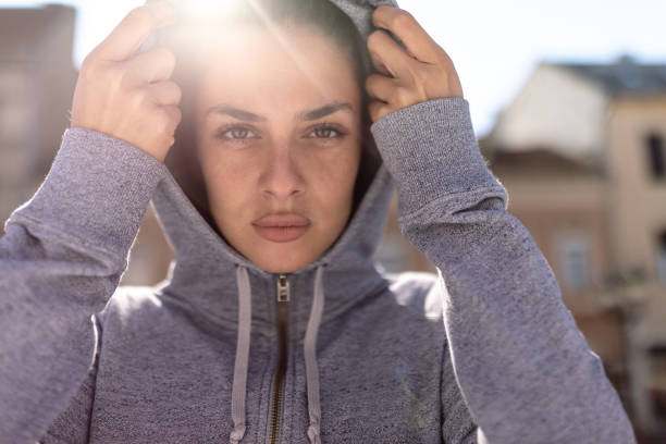 Sporty young woman