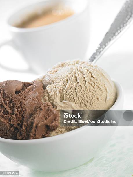 커피 아이스크림 0명에 대한 스톡 사진 및 기타 이미지 - 0명, 냉동식품, 보울