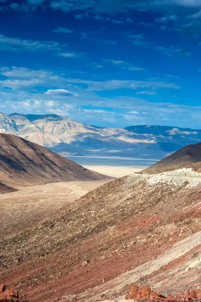 Photo of The Mountain Range in Death Valley National park in California, United States.