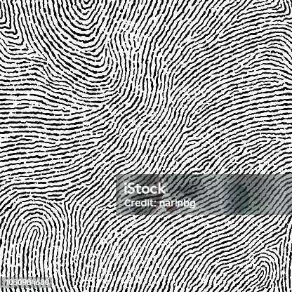 istock Fingerprint seamless background on square shape. 1050984680