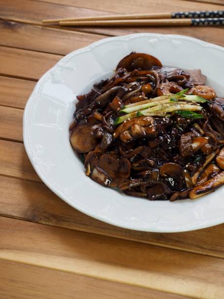 istock Korean food Seafood jajangmyeon 1050990104