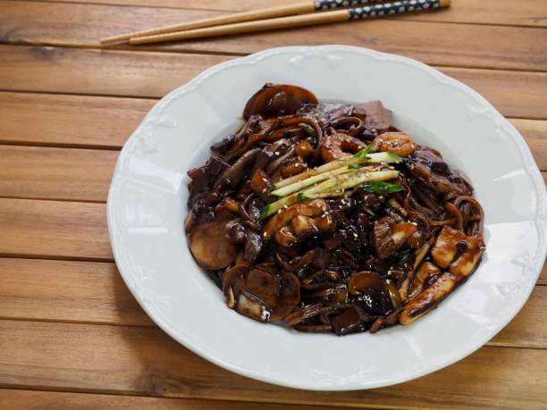 istock Korean food Seafood jajangmyeon 1050990106