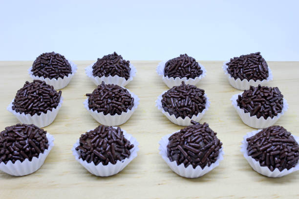 istock Delicious brigadeiros at the table 1051002302