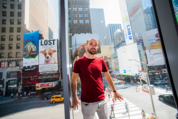 nowy jork, sesja zdjęciowa, miejsca turystyczne, most williamsburg, times squares - times square flash zdjęcia i obrazy z banku zdjęć