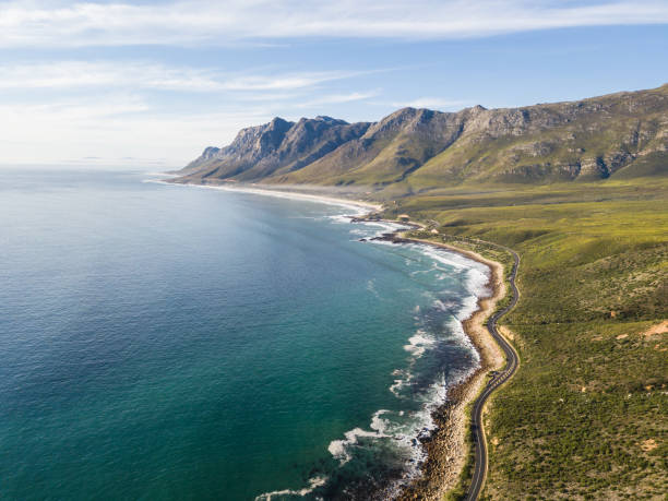 istock Road next to a beautiful coastline 1051008780