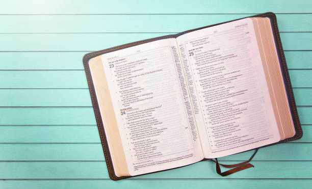 istock A Bible on a Wooden Table Set out for a Personal Bible Study 1051012042