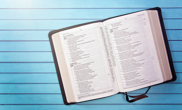 istock A Bible on a Wooden Table Set out for a Personal Bible Study 1051012152